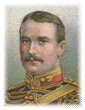 Edward K Bradbury VC. Image from Wills cigarette card (1915) Victoria Cross Heroes No 2